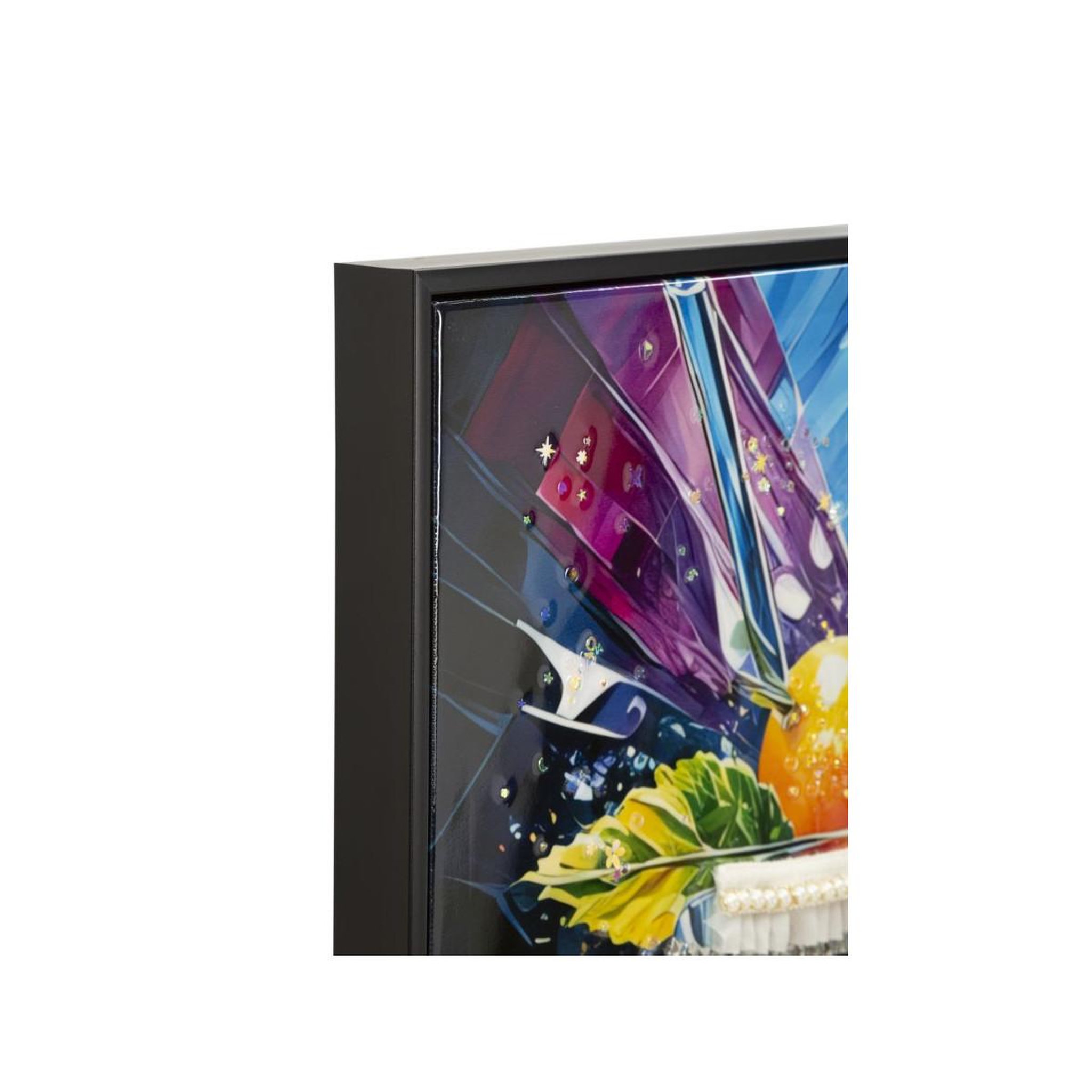 Voir la diapositive 2 : Paris Prix Tableau imprimé  cocktail i  62x92cm multicolore
