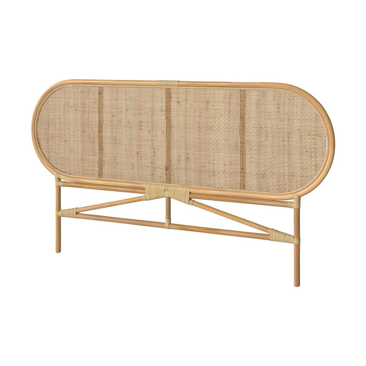 Rendez vous déco Tête de lit en rotin naturel 140 cm-Navahino