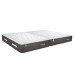 BELLECOUR BELLECOUR LITERIE | Matelas PRIVILEGE Jumelle | Ressorts ensachés & Mémoire de forme. Coloris disponibles : Blanc