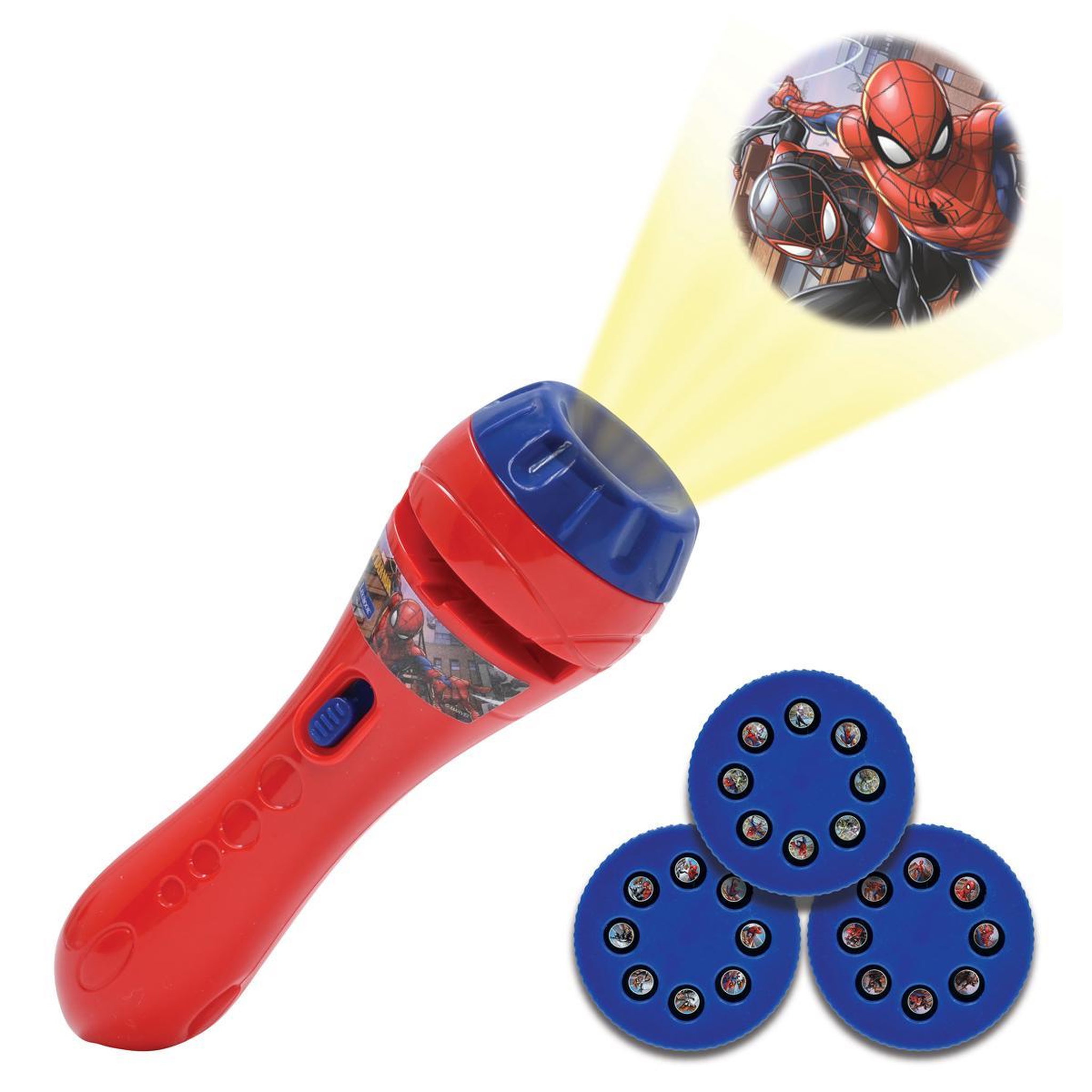 Lexibook Projecteur à histoires et lampe torche SpiderMan