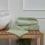 Sensei Maison Ensemble de bain 3 pièces (1 drap de bain + 1 serviette de toilette + 1 gant) LUXURY