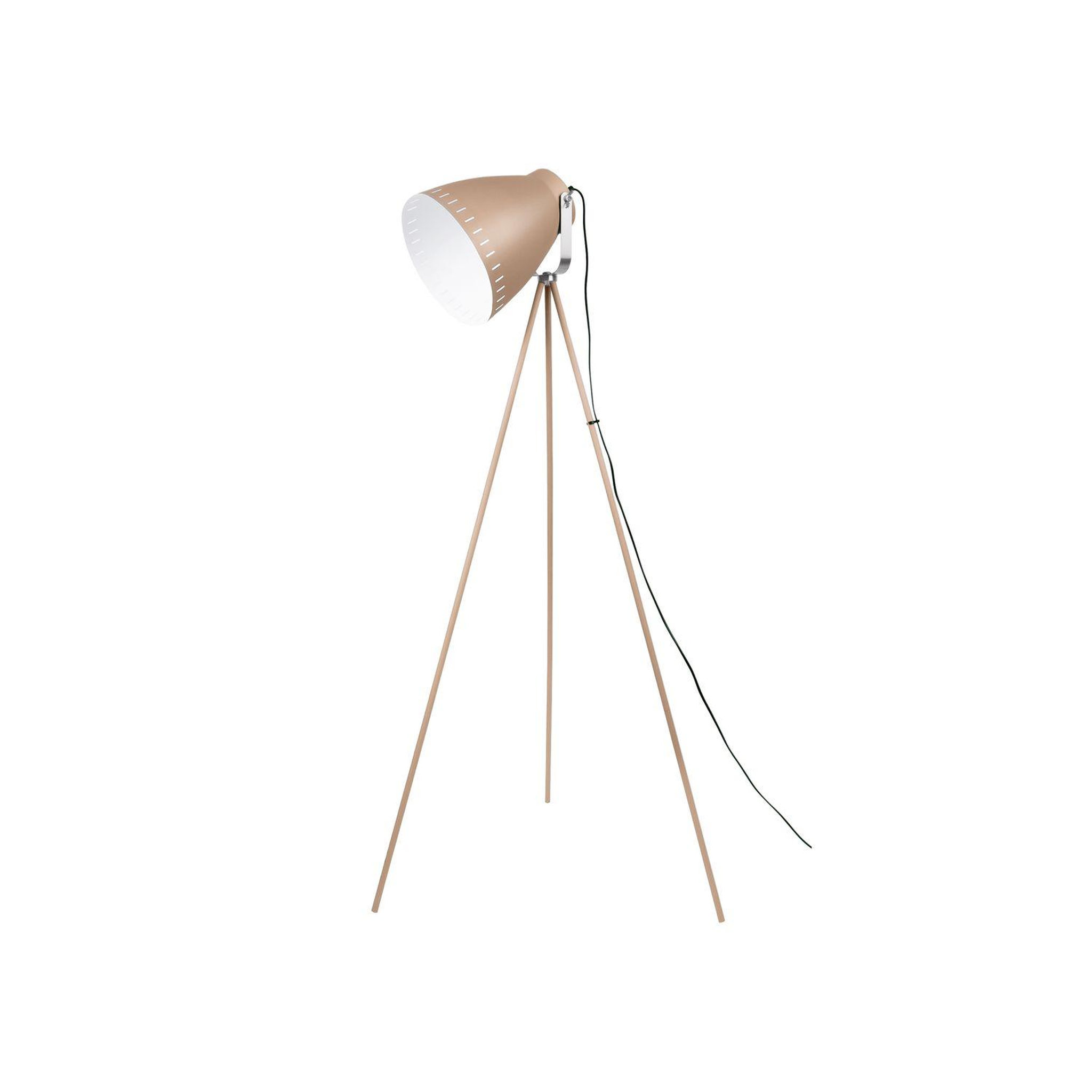Leitmotiv Lampadaire design trepied mingle. Coloris disponibles : Gris, Vert, Beige, Noir, Blanc, Bleu