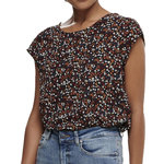 Only Top Imprimé  à Motifs Femme Only Vic. Coloris disponibles : Noir