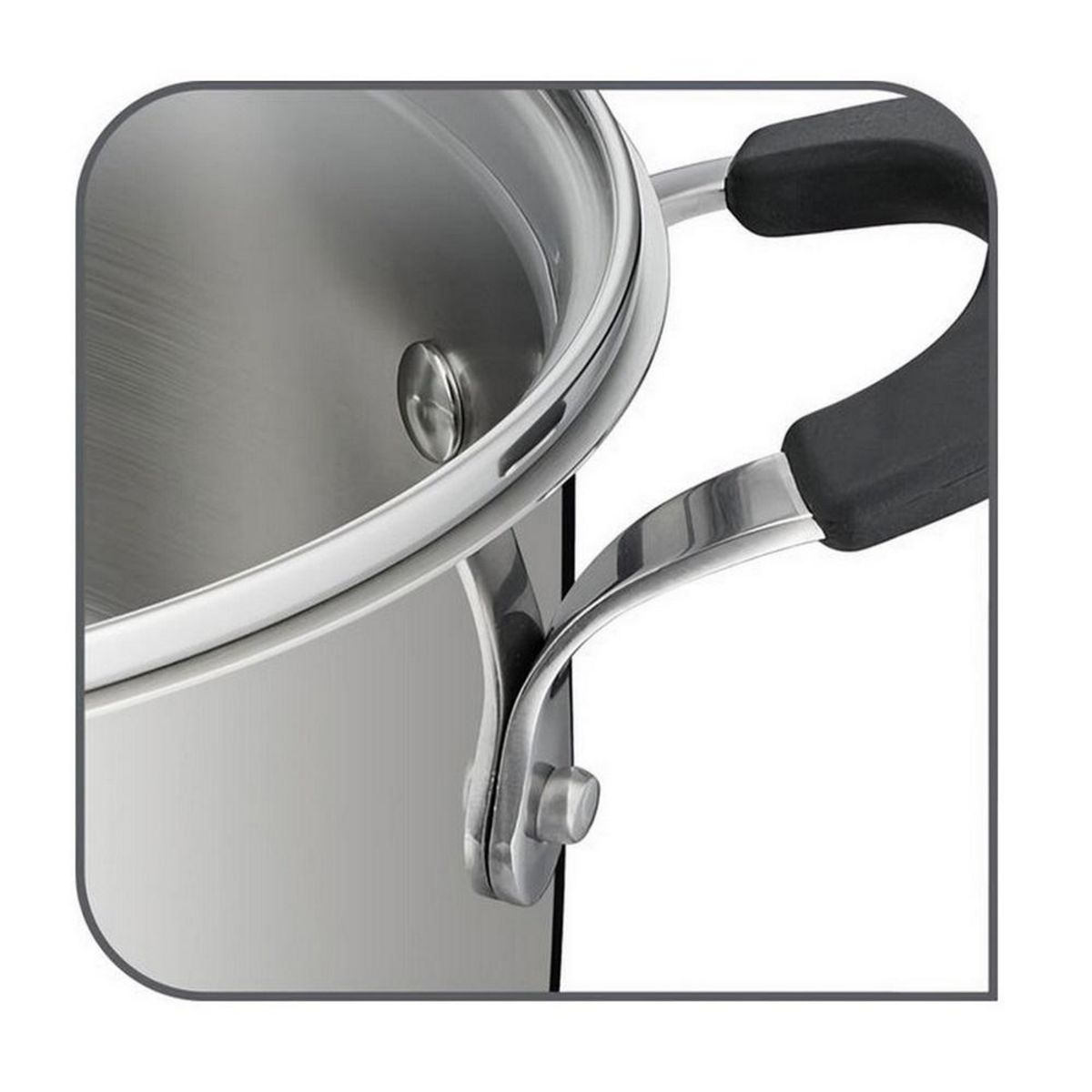 Lagostina Faitout inox 18cm avec couvercle - 12896031618