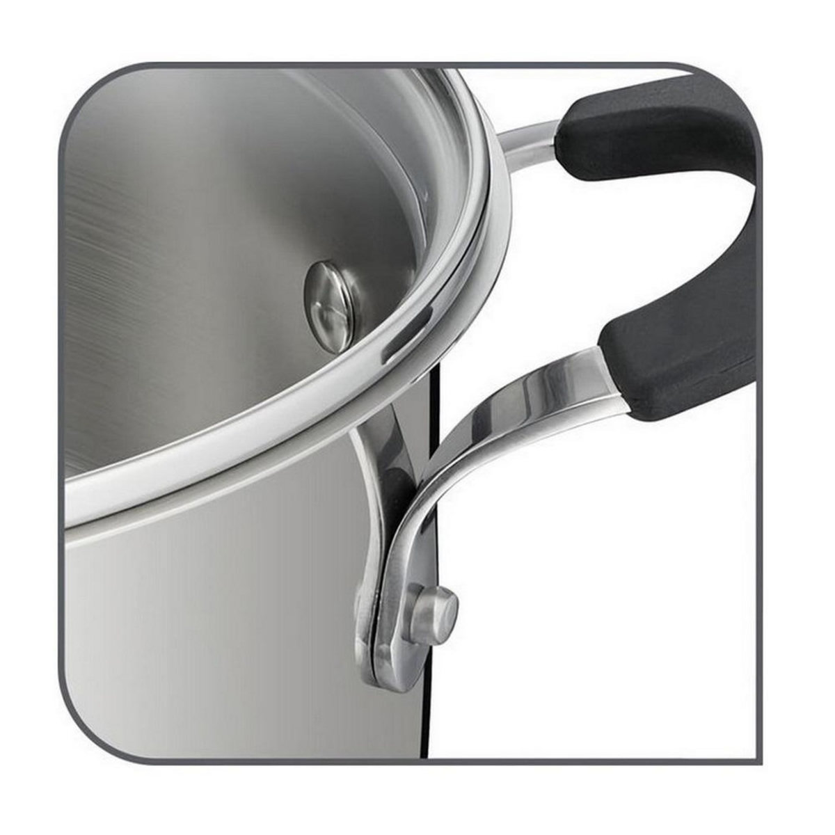Lagostina Faitout inox 18cm avec couvercle - 12896031618