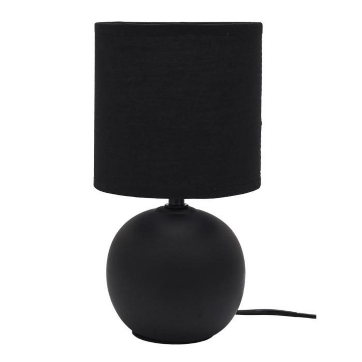 Paris Prix Lampe à Poser en Céramique  Loraine  25cm Noir
