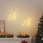 Voir la diapositive 2 : VIDAXL Lumieres de Noël silhouette de renne 2 pcs 35 LED blanc chaud