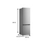 Voir la diapositive 4 : LG Réfrigérateur combiné 375l 60cm ventilé inox - GBBSJ20DPY