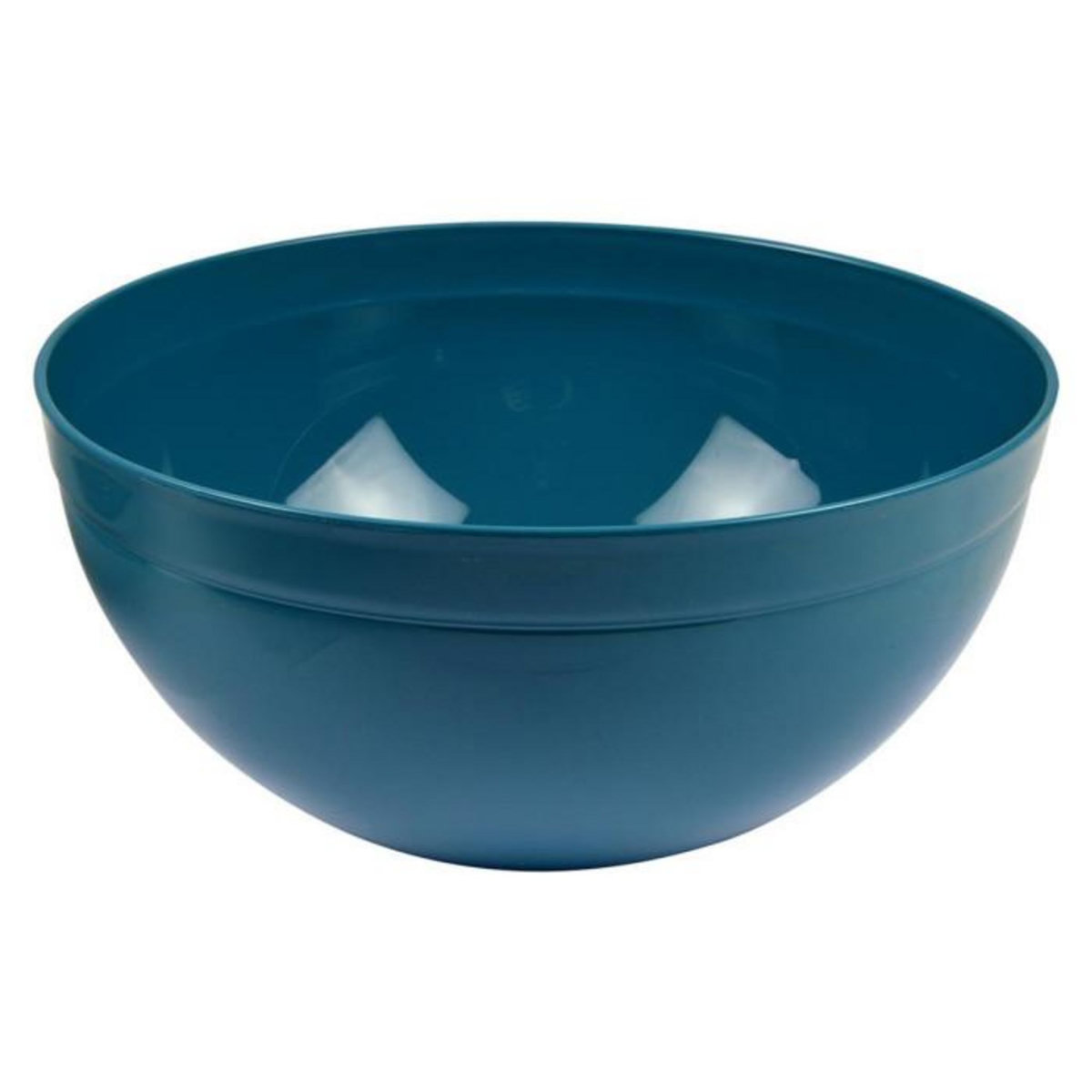 Paris Prix Saladier de Cuisine Rond  Plastique  5,5L Bleu Paon