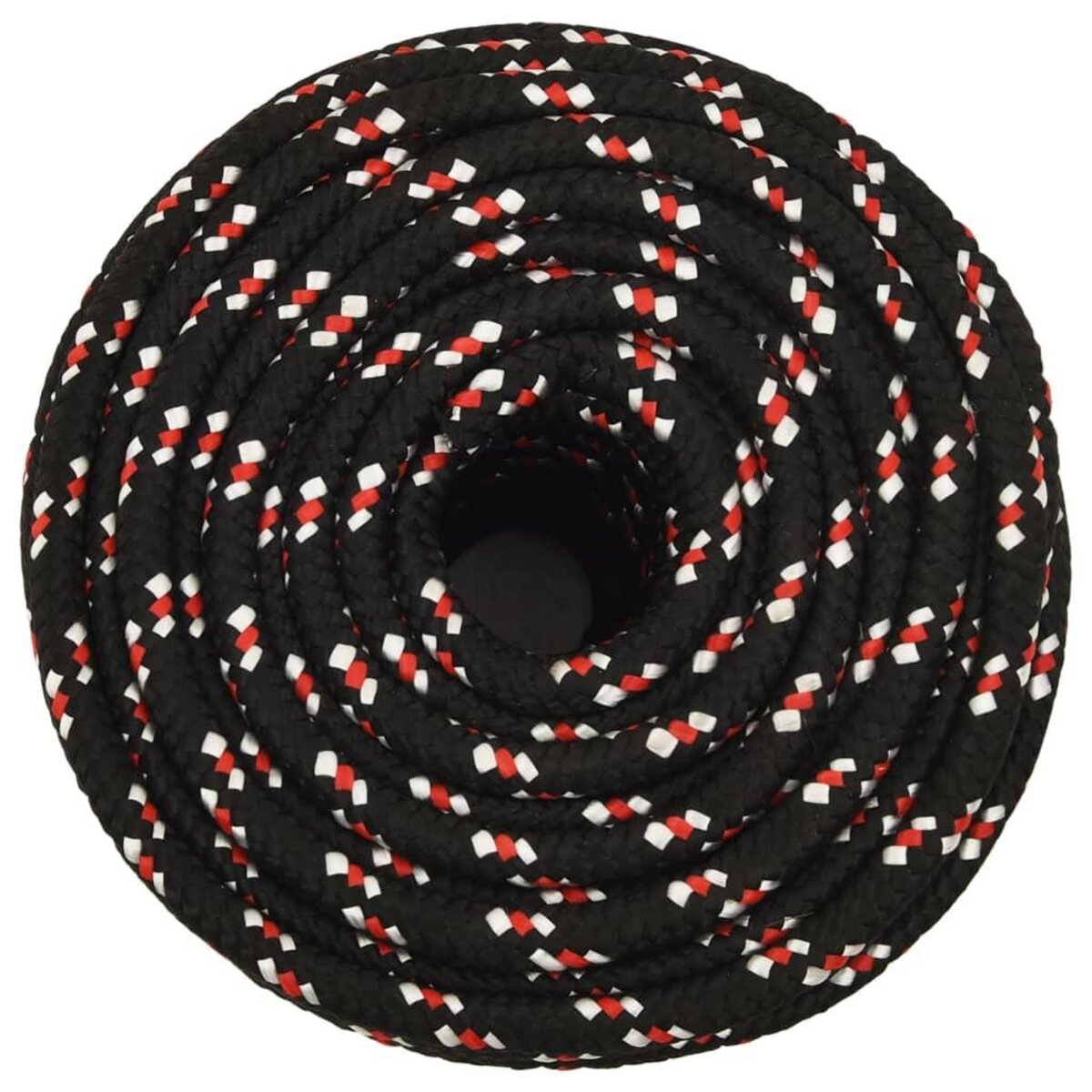 VIDAXL Corde de bateau Noir 18 mm 100 m Polypropylene