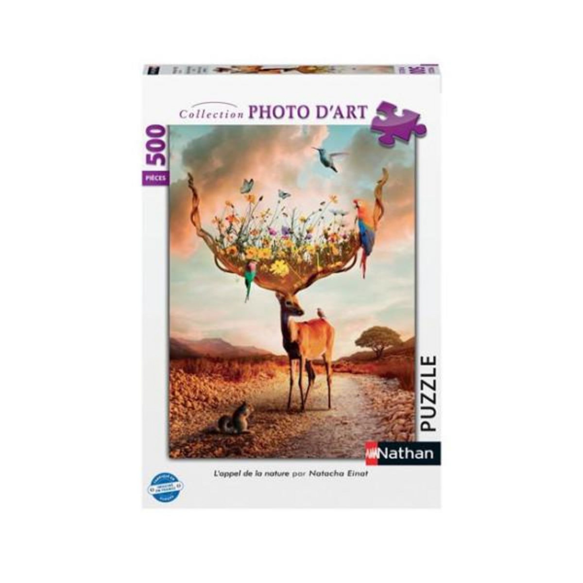 Nathan Puzzle 500 Pièces Nathan L'appel de la nature