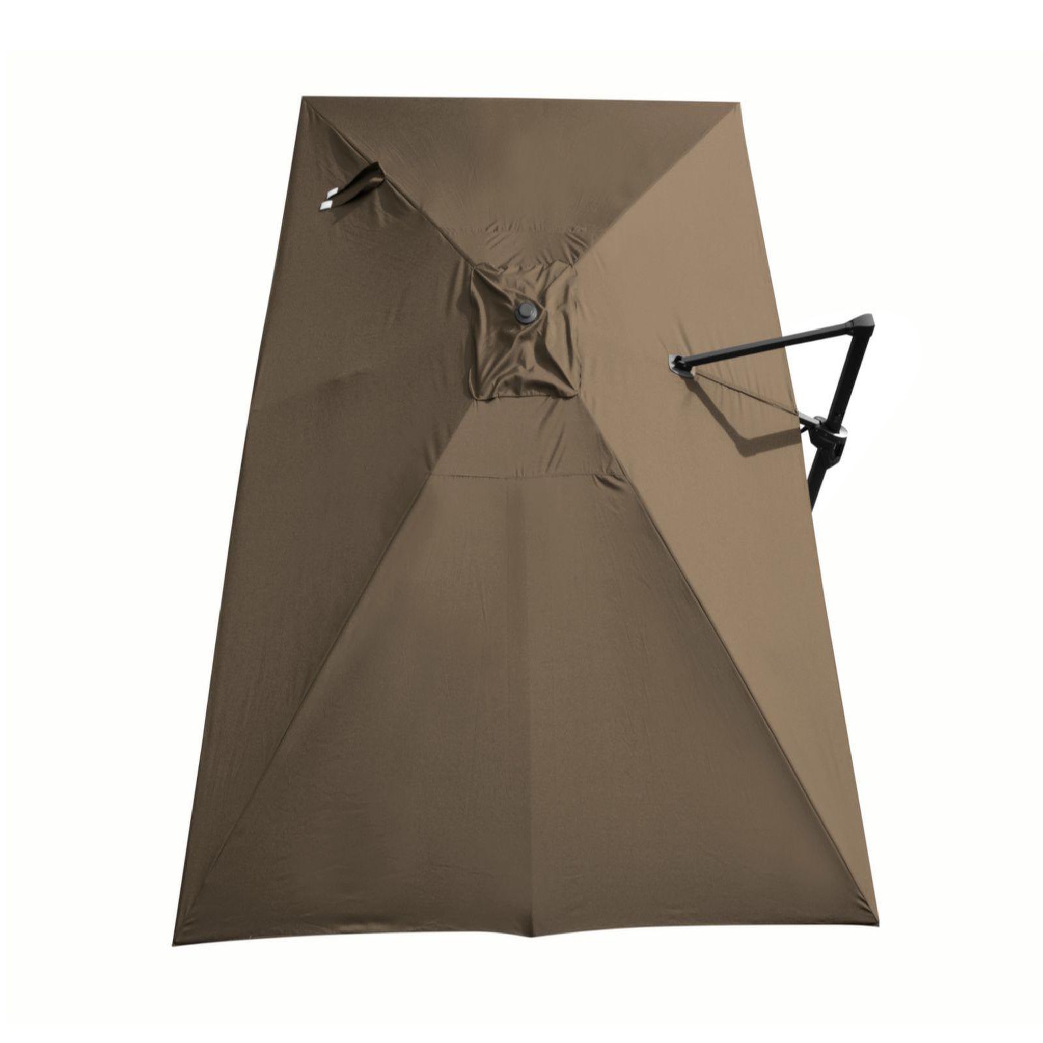 Proloisirs Toile Parasol Mat Déporté NH 3x4/8 Polyester 210gr SD - Taupe