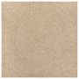 Voir la diapositive 4 : VIDAXL Tapis ZIZUR 200x200 cm aspect de jute interieur et exterieur