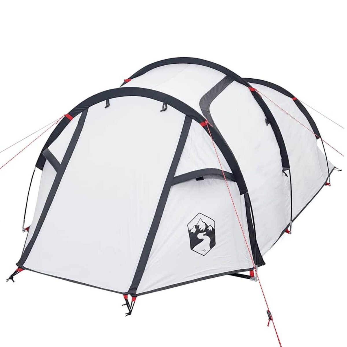 VIDAXL Tente de camping tunnel 3 personnes tissu occultant impermeable