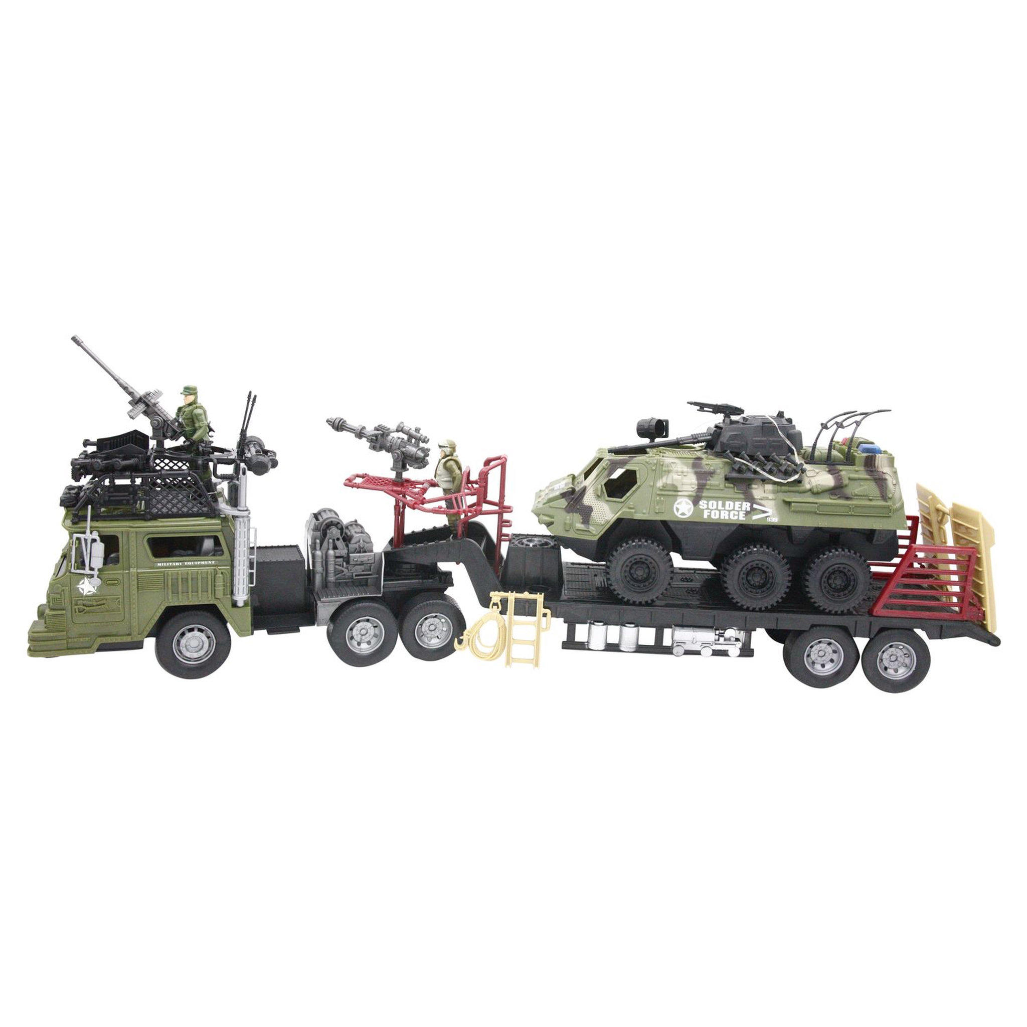 Voir la diapositive 2 : Ferry Jacques & Cie Grand coffret véhicules militaires