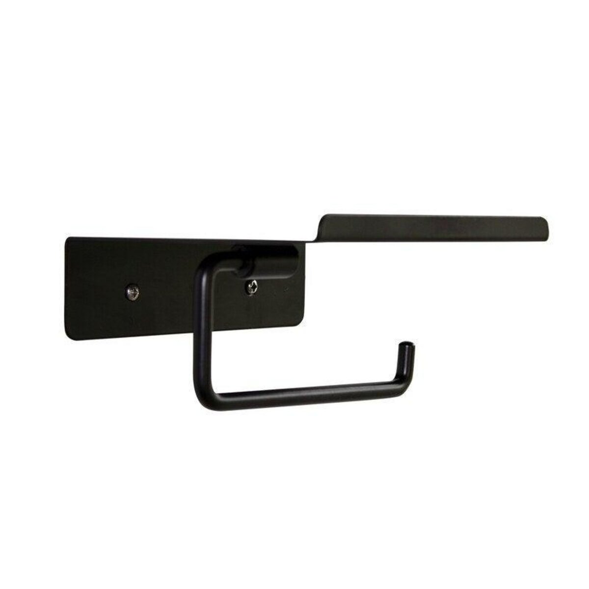 CENTRALE BRICO Dérouleur de papier toilette mural Basic à visser noir