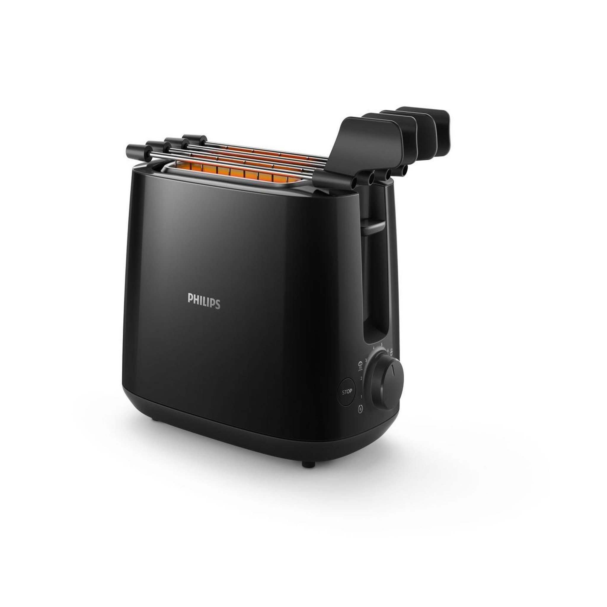 Voir la diapositive 2 : Philips Grille pain Philips HD2583/90 Daily Collection