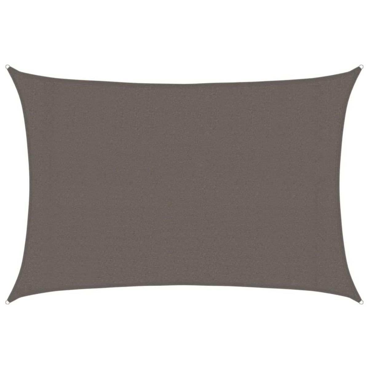 VIDAXL Voile d'ombrage 160 g/m^2 Anthracite 3x5 m PEHD