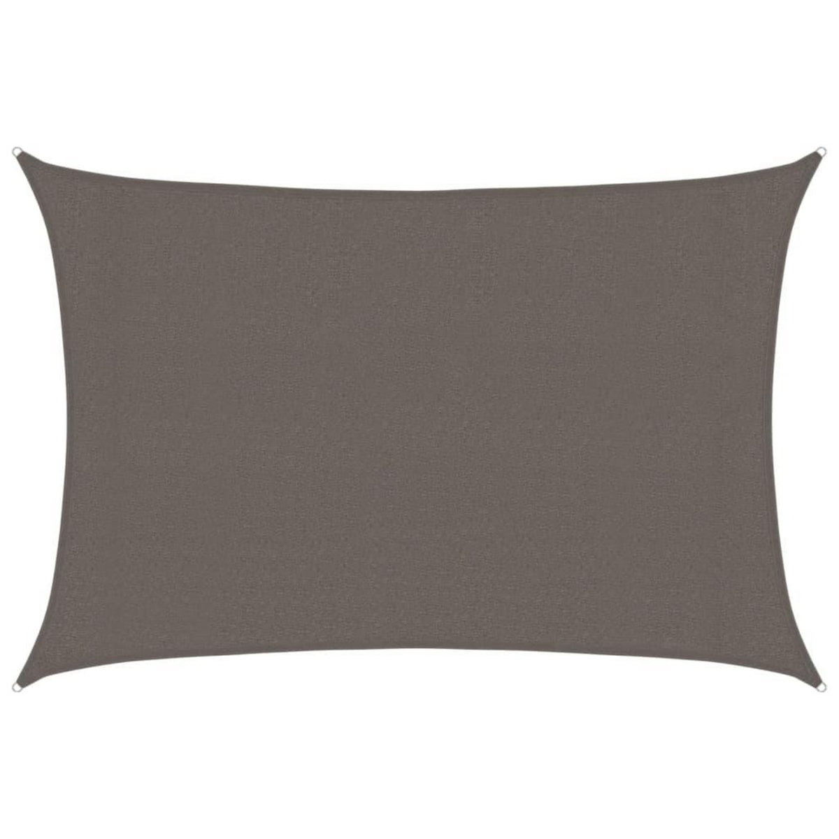 VIDAXL Voile d'ombrage 160 g/m^2 Anthracite 3x5 m PEHD