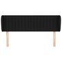 Voir la diapositive 3 : VIDAXL Tete de lit avec oreilles Noir 147x23x78/88 cm Tissu