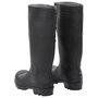 Voir la diapositive 5 : VIDAXL Bottes de pluie noir taille 38 PVC