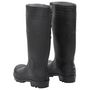 Voir la diapositive 5 : VIDAXL Bottes de pluie noir taille 38 PVC