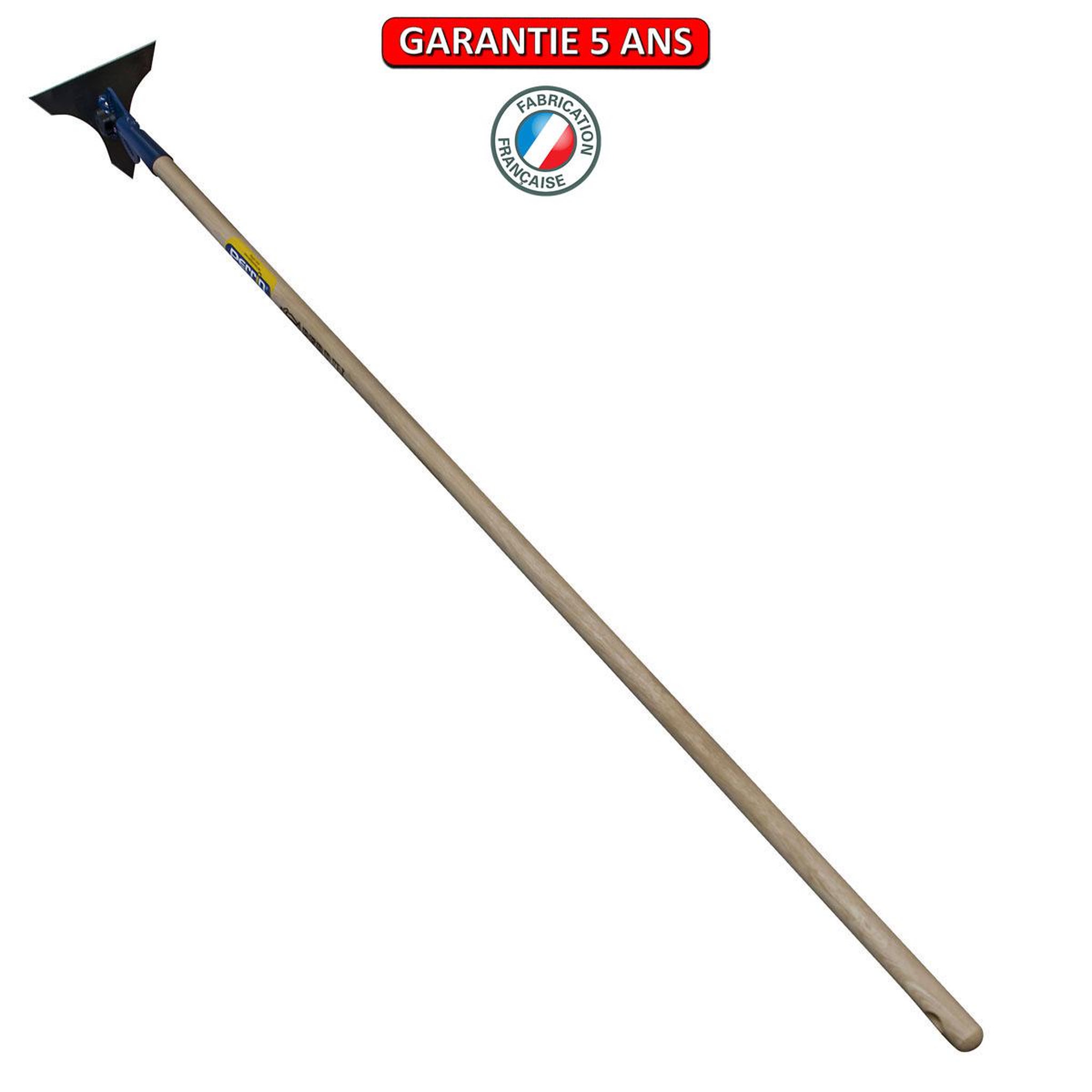 OUTILS PERRIN Bineuse 2 lames - manche bois 150 cm - outil de désherbage
