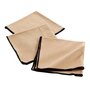 Voir la diapositive 1 : Paris Prix Lot de 3 Serviettes de Table  Mistraline  40x40cm Beige