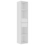 Voir la diapositive 2 : VIDAXL Bibliotheque Blanc brillant 36x30x171 cm Bois d'ingenierie