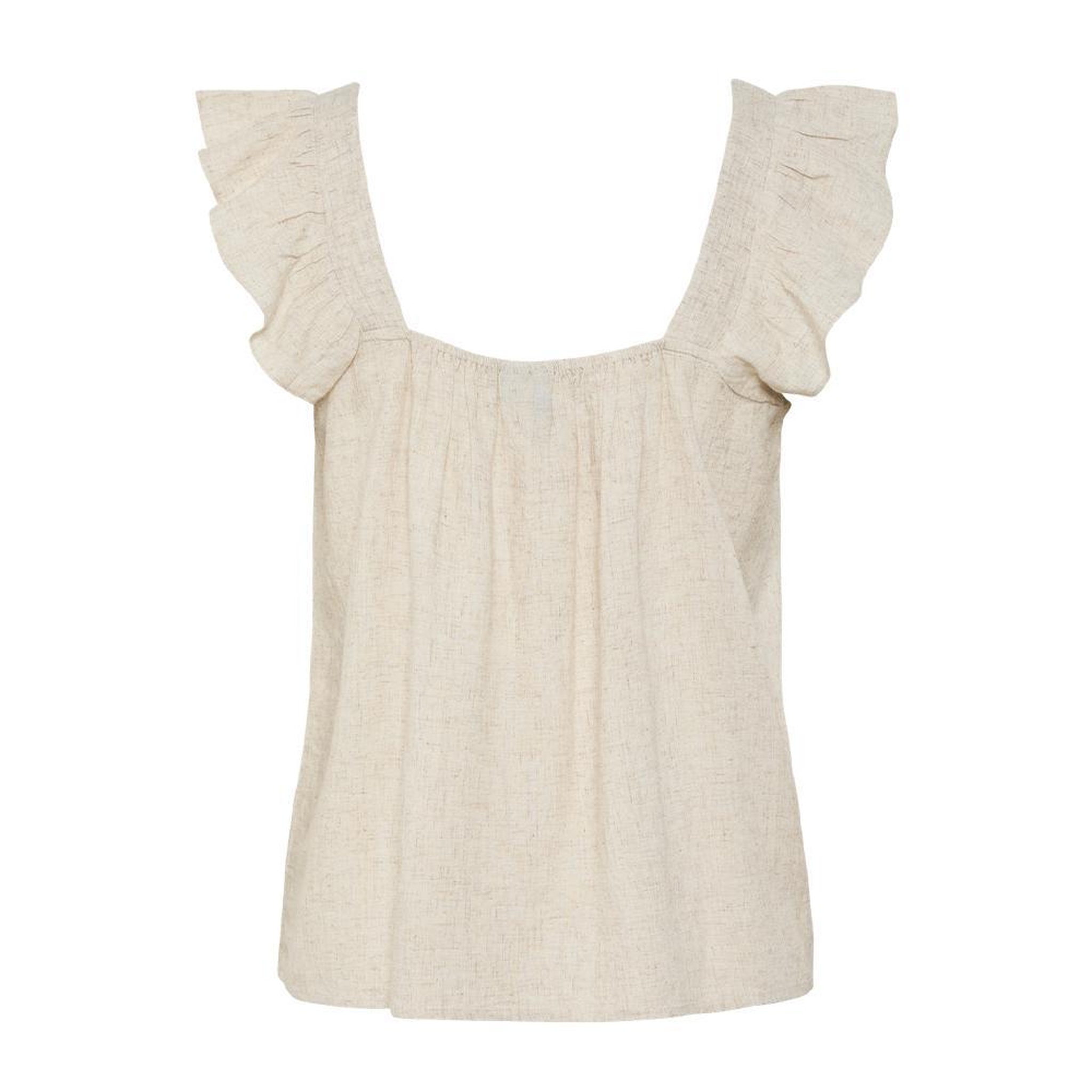 Voir la diapositive 5 : Pieces Débardeur Beige Femme Pieces Pia