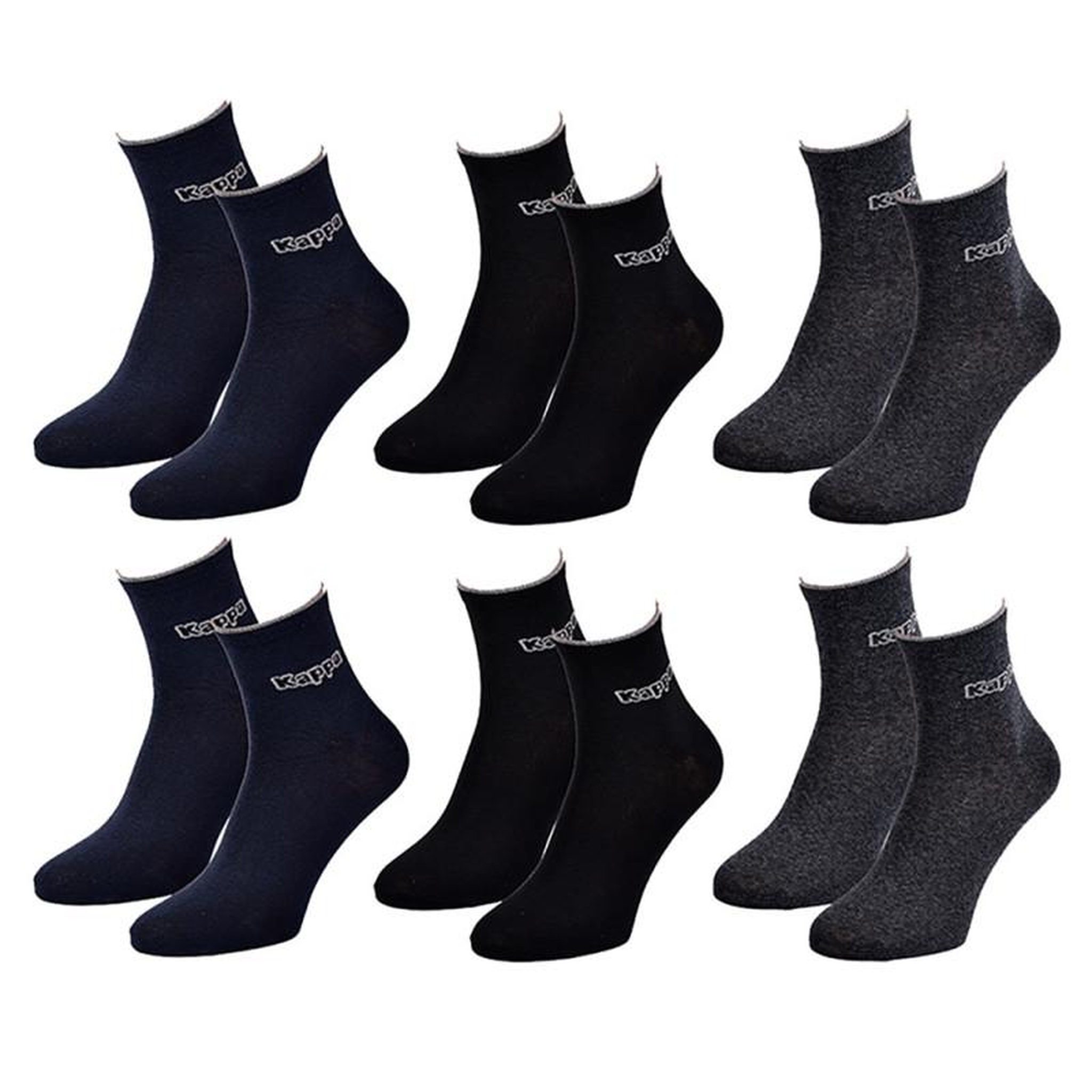 Voir la diapositive 2 : KAPPA Chaussettes Homme QUARTER KAPPA