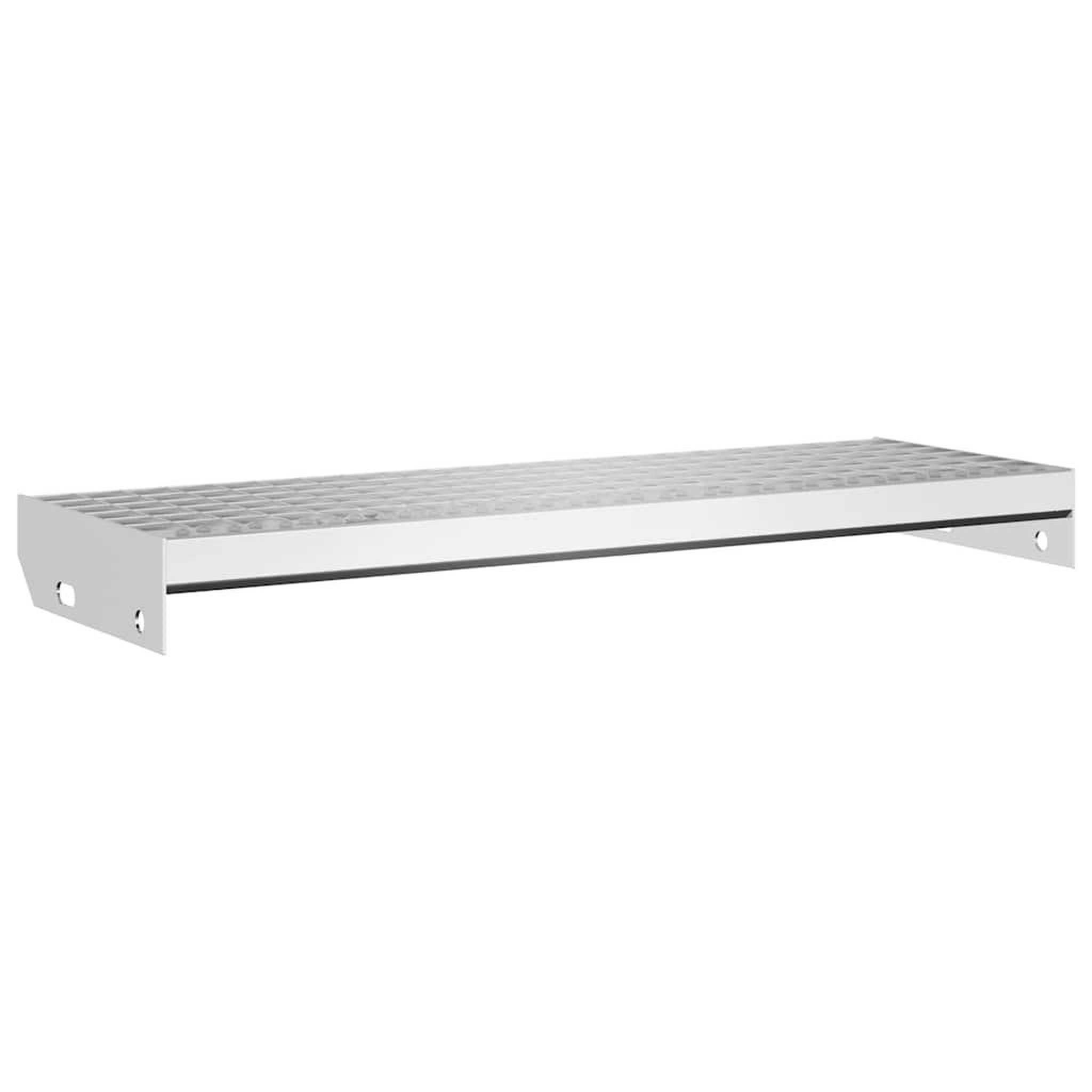 Voir la diapositive 2 : VIDAXL Escalier en caillebotis 70x24x7 cm acier galvanise