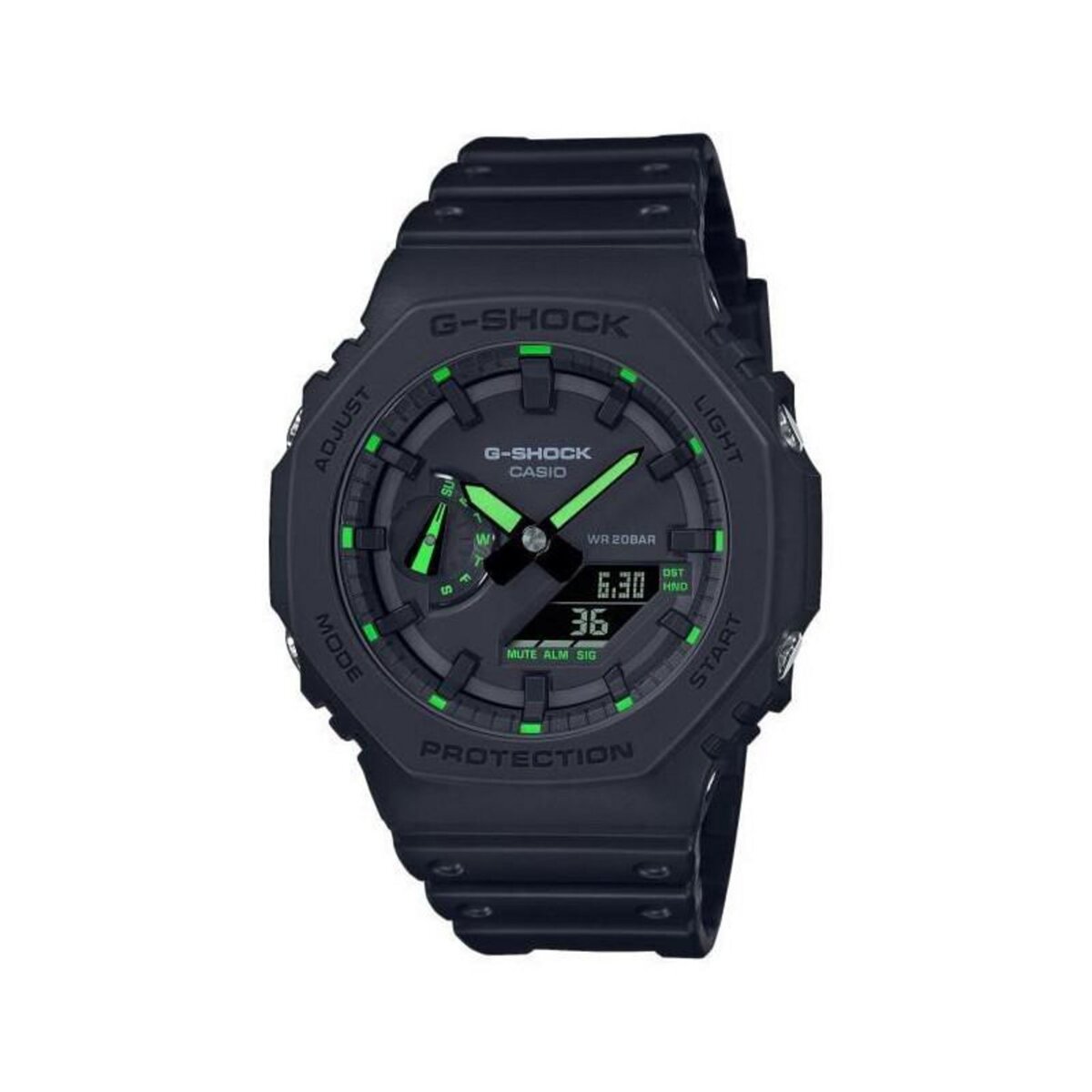 CASIO Montre - CASIO - G-Shock - Noir et Vert résine