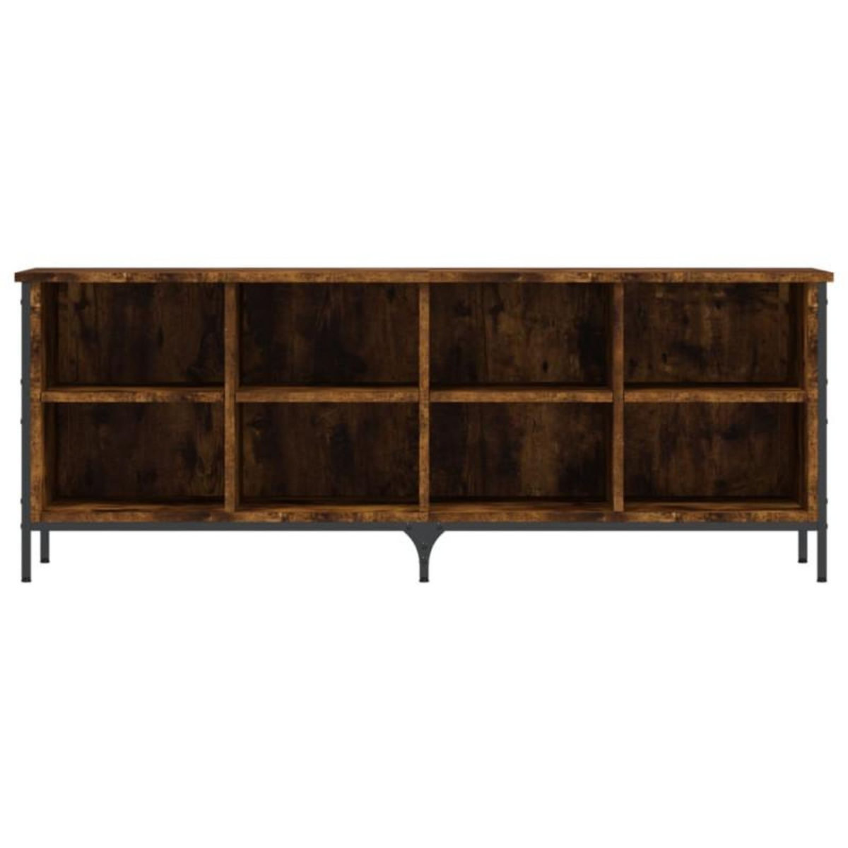 VIDAXL Armoire à chaussures chêne fumé 131x35x50 cm bois d ingénierie