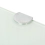 Voir la diapositive 4 : VIDAXL Etagere de coin avec supports chromes Verre Blanc 35 x 35 cm