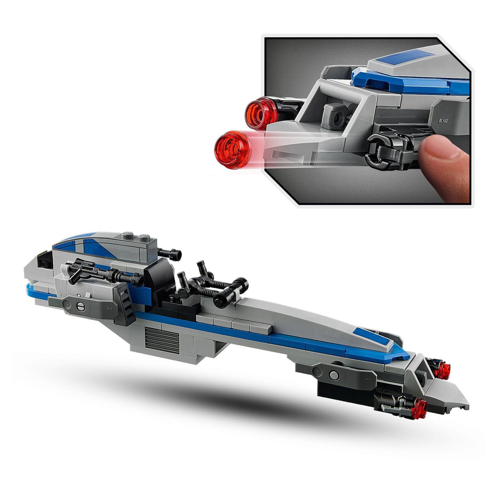 Voir la diapositive 5 : LEGO Star Wars 75280 - Les Clone troopers de la 501ème légion et Marcheur AT-RT