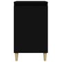 Voir la diapositive 5 : VIDAXL Table de chevet noir 40x35x70 cm bois d'ingenierie