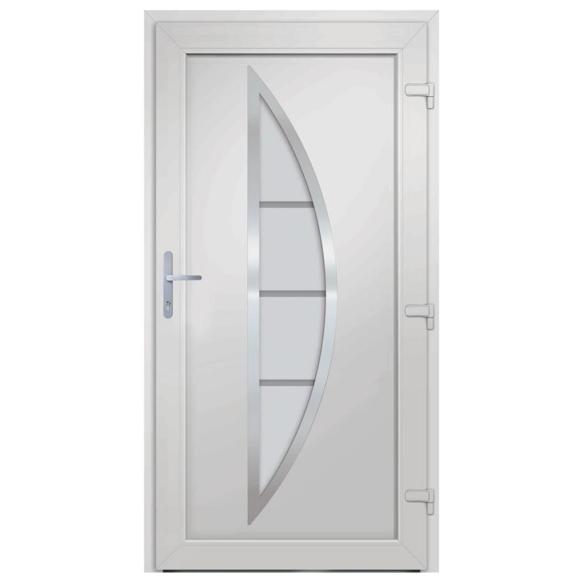 VIDAXL Porte d'entree anthracite 98x200 cm PVC