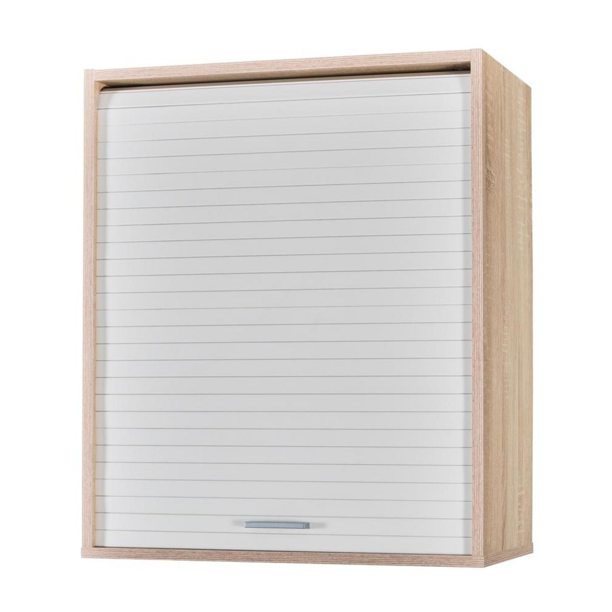 Rangement de cuisine à rideau coloris chêne L60 cm - COOKING