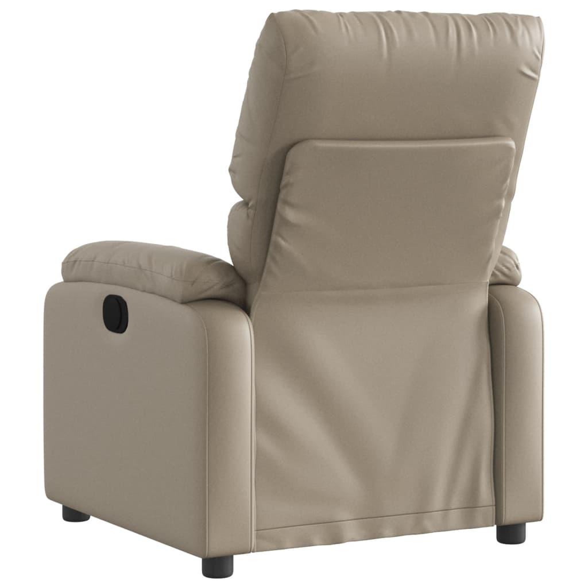 Voir la diapositive 5 : VIDAXL Fauteuil inclinable Cappuccino Similicuir