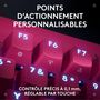 Voir la diapositive 4 : Logitech Clavier gamer G Pro X TKL Rapid Magenta