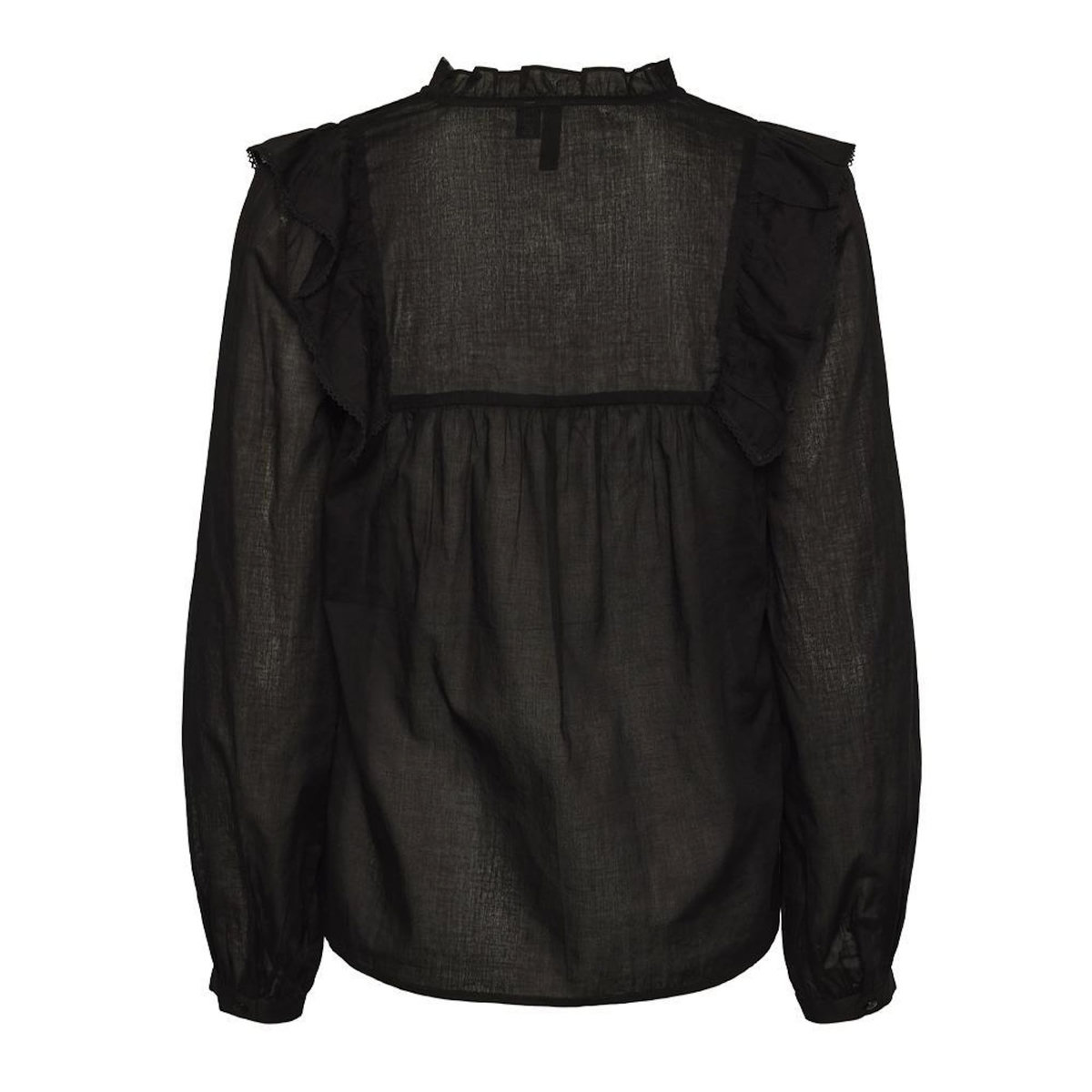 Pieces Blouse Noir Femme Pieces Makenna