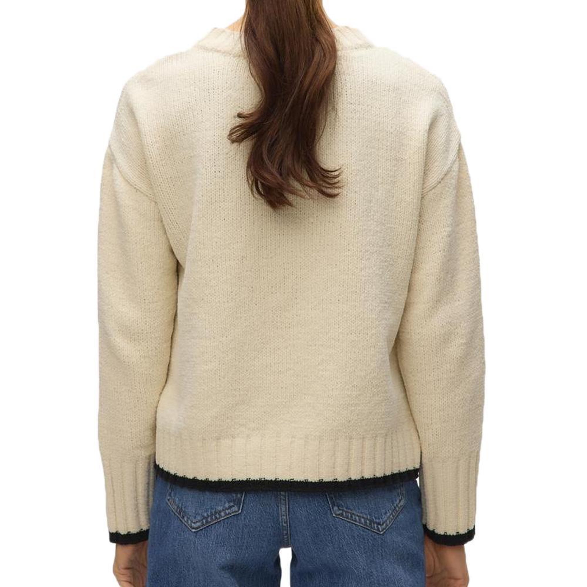 Voir la diapositive 2 : Vero Moda Pull Beige Femme Vero Moda Hadow