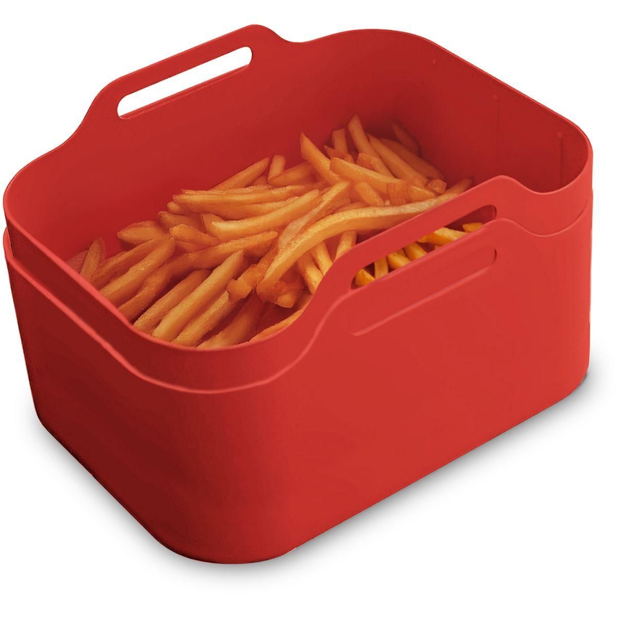 KITCHENCOOK Panier silicone rectangulaire, lot de 2