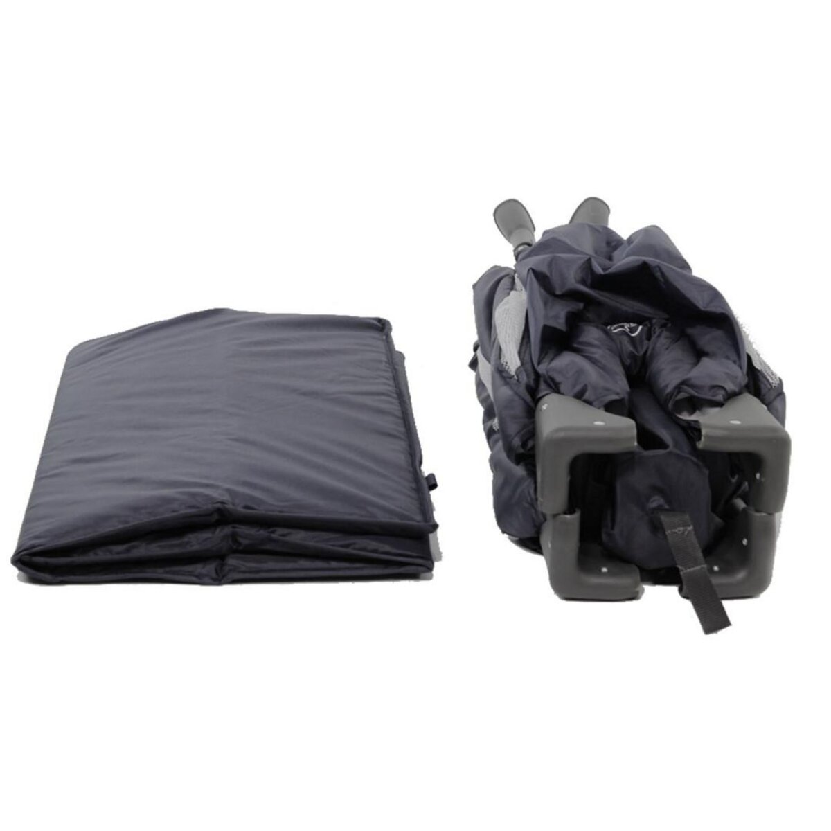 NANIA MIGO - lit Parapluie et Parc bébé avec étage 2 en 1 - De la Naissance à 15 Kg - Sac de Transport et Matelas Inclus