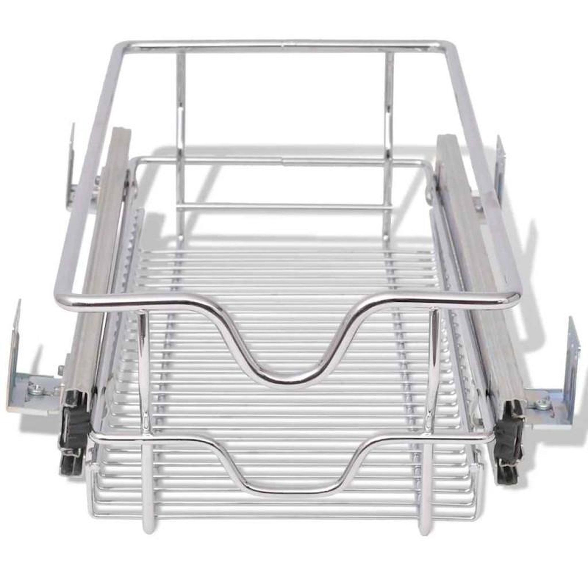Voir la diapositive 4 : VIDAXL Panier en treillis métallique 2 pcs 300 mm Argenté