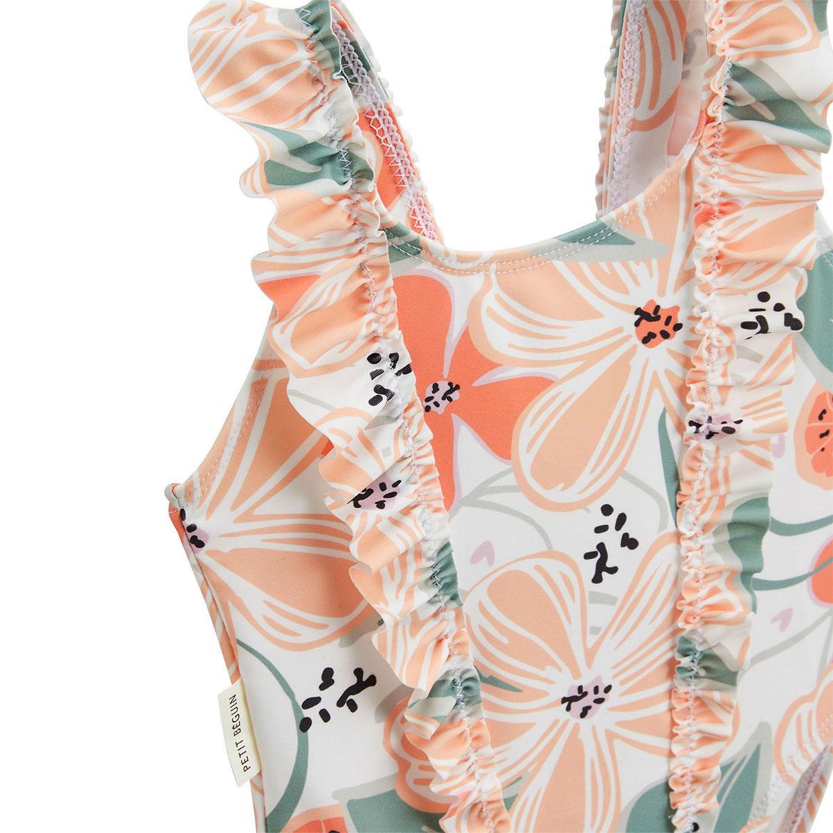 Petit Béguin Maillot de bain enfant 1 pièce Fleur