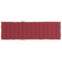 Voir la diapositive 5 : VIDAXL Coussin de chaise longue rouge bordeaux 200x50x3cm tissu oxford