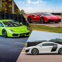 Voir la diapositive 1 : Smartbox Stage de pilotage multivolant : 2 tours en Audi R8, 2 tours en Lamborghini Gallardo et 2 tours en Ferrari 488 sur le circuit de Lohéac - Coffret Cadeau Sport & Aventure