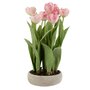 Paris Prix Plante Artificielle en Pot  Tulipes  46cm Rose